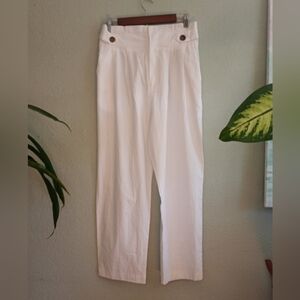 Lucy Wang  'Life's A Bag' Lightweight Loose Fitting Cotton Paperbag Waist Pants